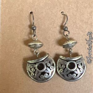 Bundle Sale 3 for $15 | Silver Tone Dangle Earrings